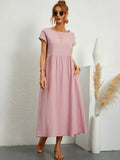 Sommerkleid Damen Elegant Locker Seidig Bequem – Alurea