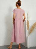 Sommerkleid Damen Elegant Locker Seidig Bequem – Alurea