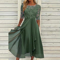 Damen Sommerkleid Leicht Elegant Atmungsaktiv Look – Marivelle