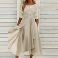 Damen Sommerkleid Leicht Elegant Atmungsaktiv Look – Marivelle