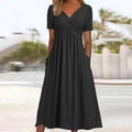 Midi Kleid Damen Elegant Lässig Komfort Look – Lea