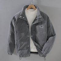 Hochwertige Cord-Pufferjacke für Herren – Rainer