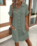 Leichtes Sommerkleid mit lockerer Passform – Lola