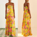 Kleid Floral Lagenlook Elegant Figurfreundlich Sommer – Elanira