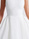 Elegantes Midikleid mit A-Linie und Taille – Clara