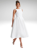 Elegantes Midikleid mit A-Linie und Taille – Clara