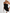 Asymmetrisches Abendkleid mit Schlitz und Choker – Elodie
