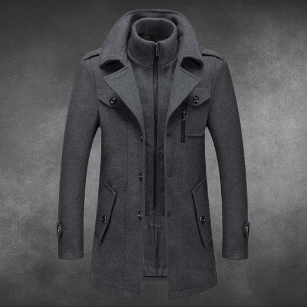 Warme Damen Winterjacke im Trench-Stil – Norava
