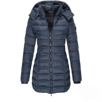 Warme Winter-Daunenjacke mit Kapuze und Reißverschluss – Fernanda
