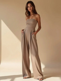 Schulterfreier Jumpsuit Elegant Modern Look – Alina