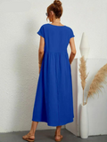 Sommerkleid Elegant Luftig Mit Taschen Freizeit – Lurevia