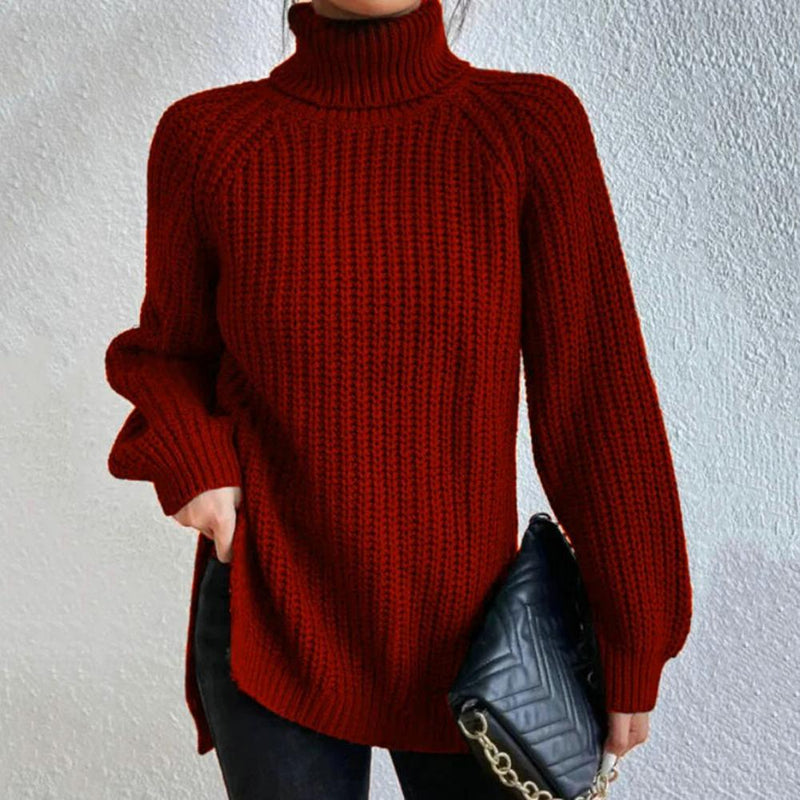 Kuscheliger Pullover mit einzigartigem Muster für Winter - Carina