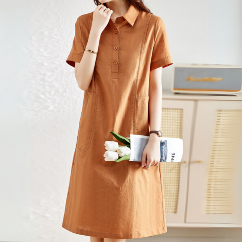 Luftiges Sommerkleid Damen mit Eleganz – Nora