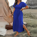 Sommerkleid Damen Elegant Luftig Zeitlos Komfort – Belviana