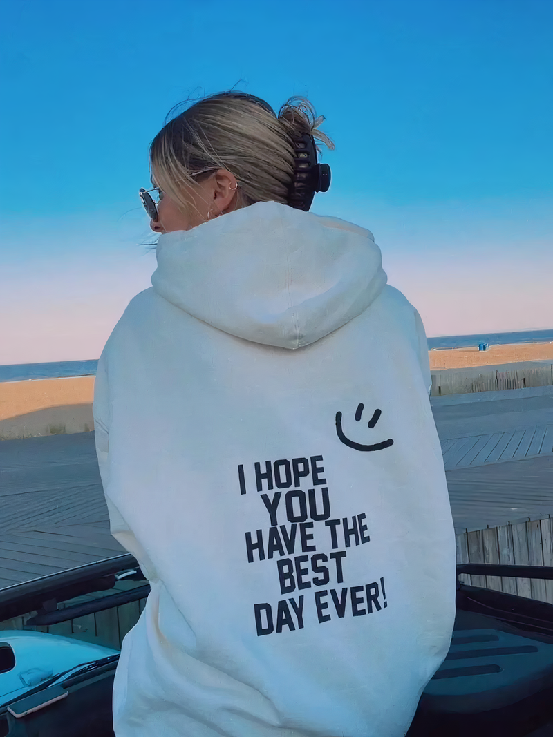 Unisex Kapuzenpullover aus Baumwolle für Alltag - Dagmar
