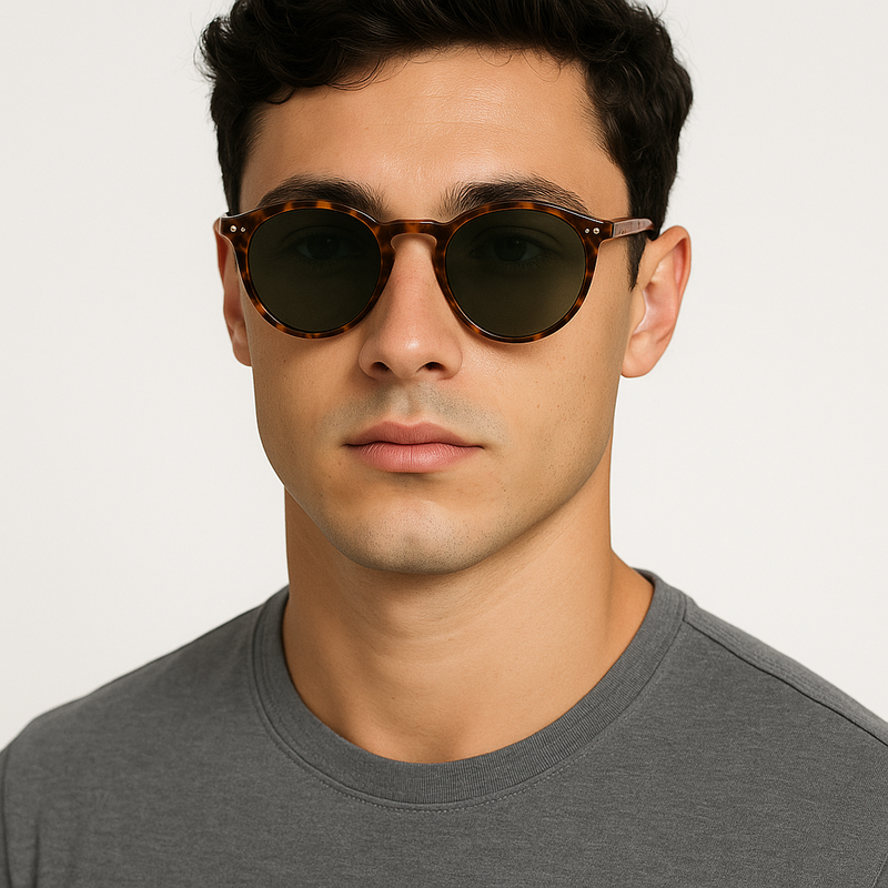 Retro Runde Polarisierte Sonnenbrille - SunnyStyle