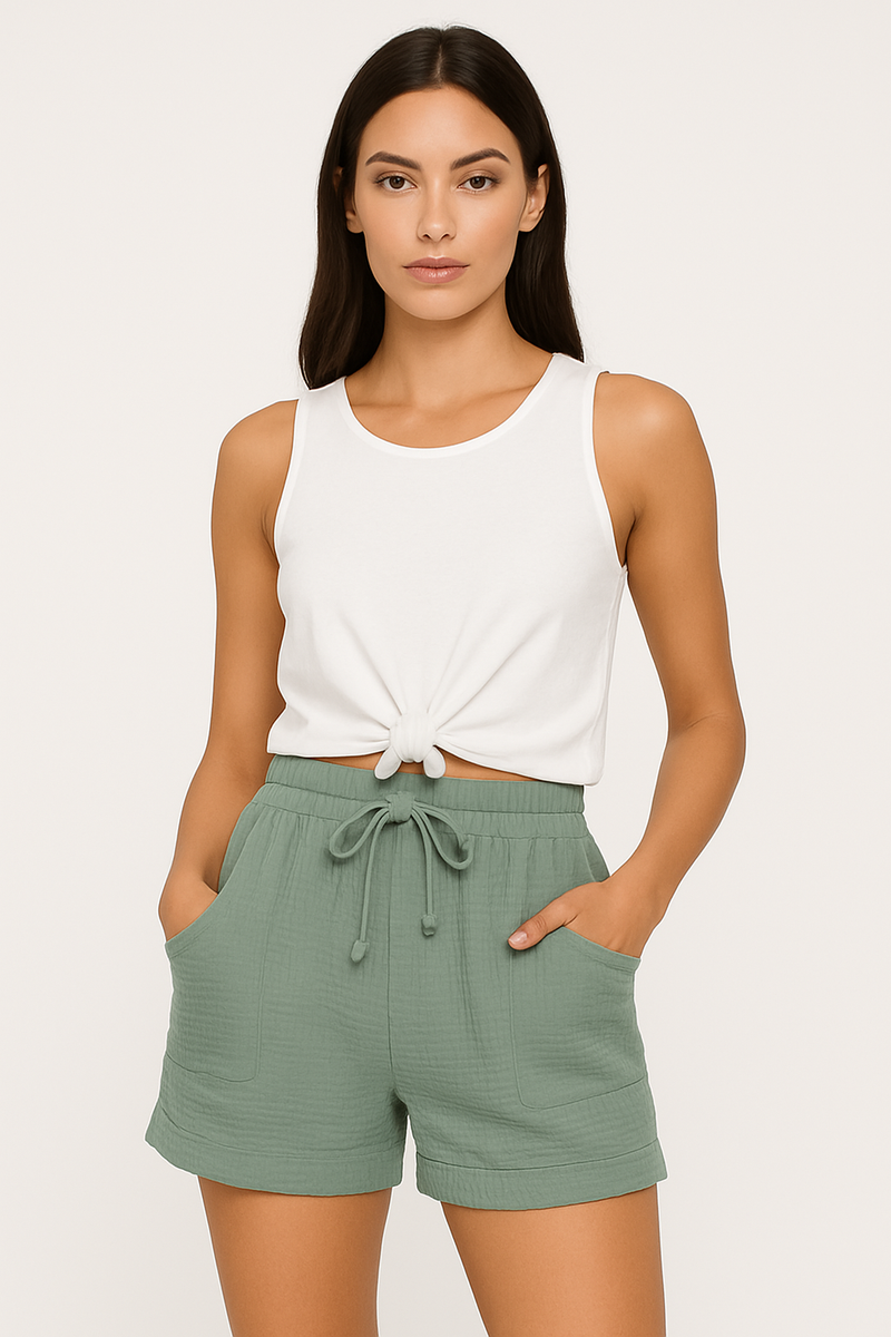 Sommerhose Damen Baumwolle Leicht und Bequem – Martha