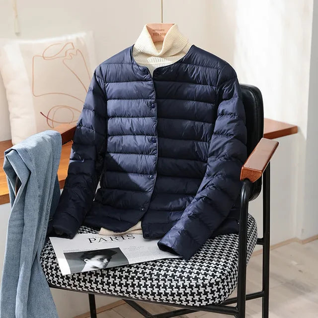 Damen Daunenjacke Frühling Leicht Elegant – Alinea