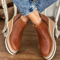 Damen Lederstiefel Elegant Bequem Herbst Winter – Selina