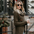 Strickpullover Damen bequem figurbetont elegant – Laurene