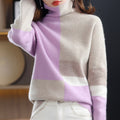 Damen Strickpullover warm weich elegant vielseitig – Angele