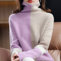 Damen Strickpullover warm weich elegant vielseitig – Angele