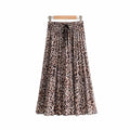 Vintage-Maxi-Rock mit elegantem Tigerdruck – Isabella
