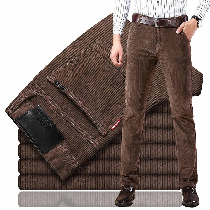 Herren-Cordhose mit klassischer Passform & Komfort – Elias