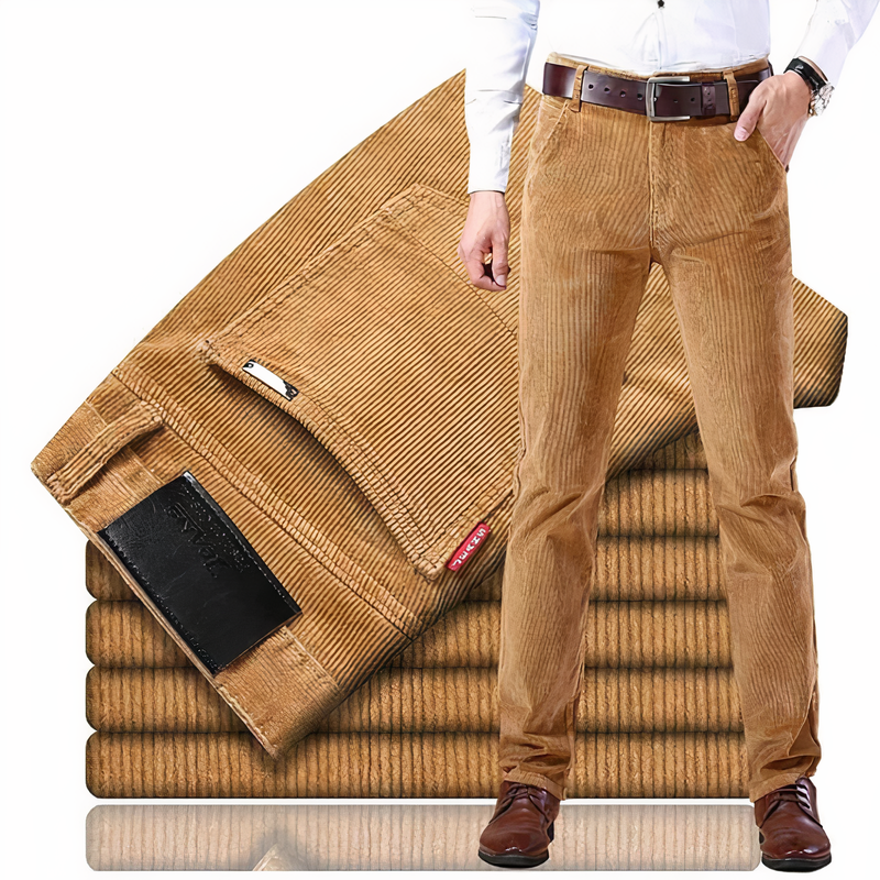 Herren-Cordhose mit klassischer Passform & Komfort – Elias