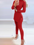 Kuscheliges Lounge-Set mit Rollkragen für Damen – Céline