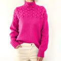 Damen Strickpullover elegant warm weich geschnitten – Callie