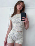Luftiges Sommer-Set mit Shorts für Damen – Flora