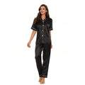 Satin-Pyjama Damen Luxuriös und Bequem – Isabella