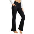 Elastische Damen-Yogahose mit V-Taille & Taschen – Luna