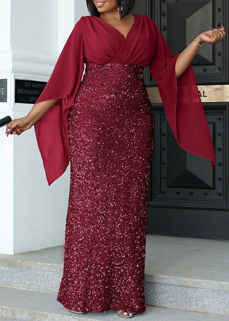 Elegantes Chiffon-Midikleid für besondere Anlässe – Sophia