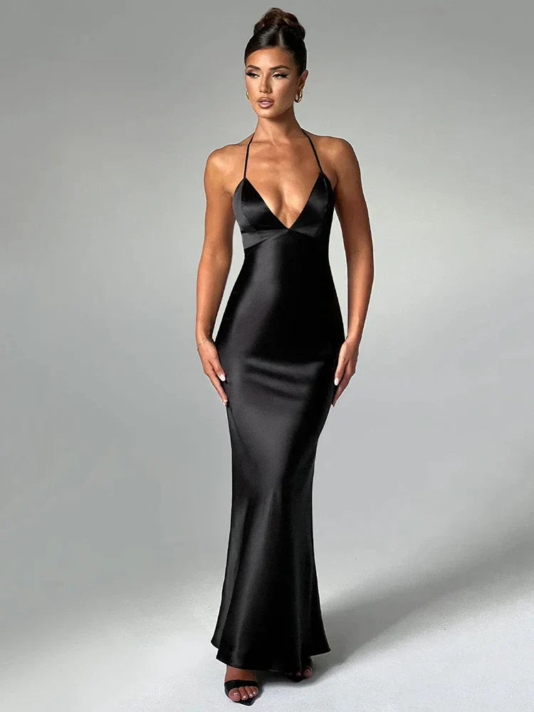 Rückenfreies Abendkleid Elegant Schlank Verführerisch – Virella