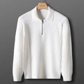 Herren Merino Polopullover mit Reißverschluss - Ethan