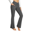 Elastische Damen-Yogahose mit V-Taille & Taschen – Luna