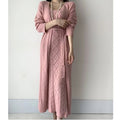 Herbstliches Strickkleid mit Cardigan Set – Sophie