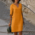 Damen Kleid Bauchformend Elegant Komfort Vielseitig – Virelia