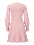 Modernes Damenkleid mit Ballonärmeln – Amalia