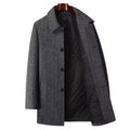 Eleganter Herrenmantel mit warmem Futter und modernem Schnitt – Ravion