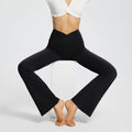 Elastische Damen-Yogahose mit V-Taille & Taschen – Luna