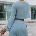 Eleganter Hausanzug aus Rippenstrick für Damen – Mila