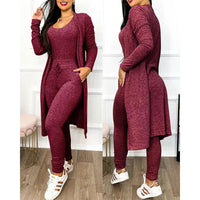 Zweiteiliger Damen-Jumpsuit mit Jacke – Alina