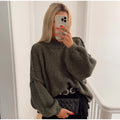 Damen Pullover Warm Weich Oversize Herbst Look – Liliane