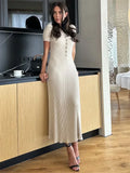 Elegantes Partykleid Fit and Flare Knielang – Nalina
