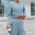 Eleganter Hausanzug aus Rippenstrick für Damen – Mila