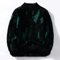 Damen Strickpullover Flauschig Warm Abstrakt Muster – Soraya