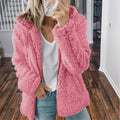Kuscheliger Teddy-Kapuzen-Cardigan für Damen – Amira